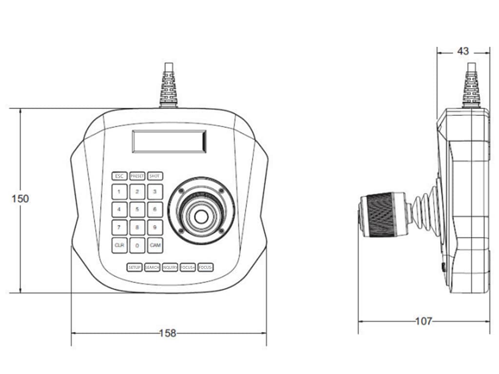 K10 PTZ攝影機控盤 4 K10 Sketch