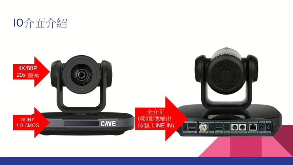 4K VIP追蹤 PTZ攝影機 (DX12i) 5 投影片5